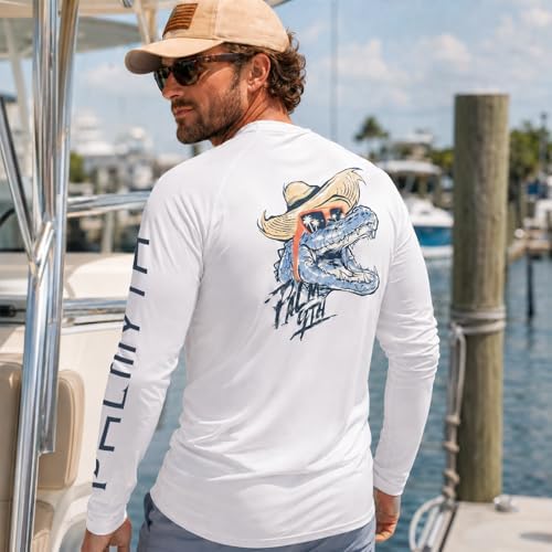 Palmyth Fishing Shirts for Men Long Sleeve UPF 50+ T Shirt Sun Protection - Image 2