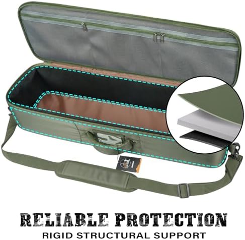 QualyQualy Fly Fishing Rod Travel Case with Rod and Reel Starter Kit (Travel Rod Case Only) - Image 6