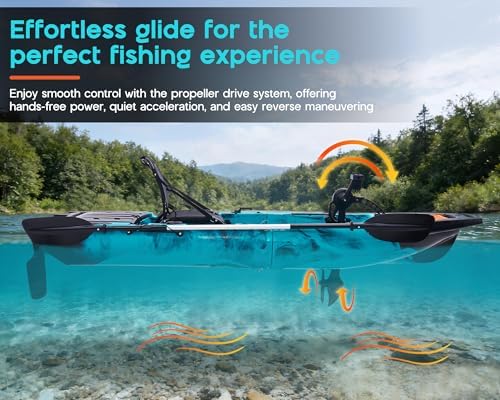 Albott Modular Fishing Kayak with Drive System & Durable HDPE, Customizable - Image 3