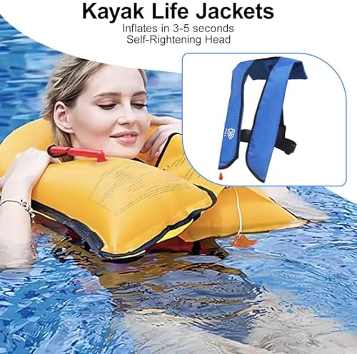 Inflatable Life Jacket for Adults - Automatic/Manual for Fishing - Image 5