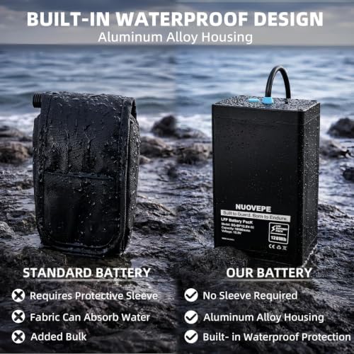 12V Portable Lithium Fish Finder Battery Kit, Aluminum Alloy Case - Image 5