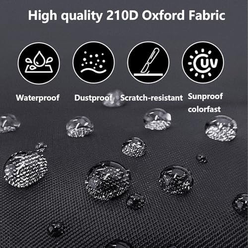 Fishfinder Cover 3-10in,Depth Finder Oxford Fabric Waterproof Protection Accessories,for Hummingbird Lowrance Models,Protects Your Screen and Device from Sun Adverse Weather Damage Fishing - Image 6