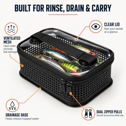 Rinse Box, Rinse, Drain and Store Fishing Lures for Saltwater Tackle - Image 5