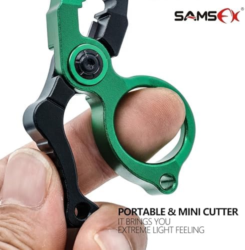 SAMSFX Mini Fishing Pliers with Fly Fishing Zinger Retractor, Fish Hook Remover Tool, Split Ring Pliers for Saltwater & Freshwater, Tungsten Carbide Cutters, Fishing Gear Gift for Anglers - Image 6