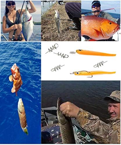 Soft Lure Spring Twist Lock, Fishing Crank Hook Centering Pin - Image 4