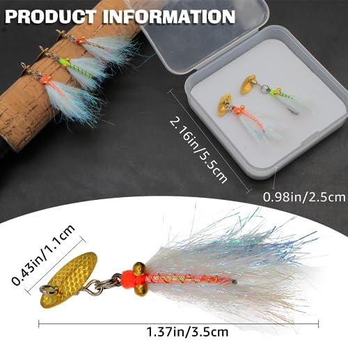 Fly Fishing Poppers Dry Flies Topwater Lures Bass Trout Kit Pro XL - Image 2