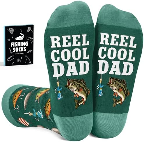 Fishing Gifts, Hunting Gifts for Men - Deer & Duck Hunting Accessories, Fly Fishing Accessories - Father Day Gift by SOCKJAR