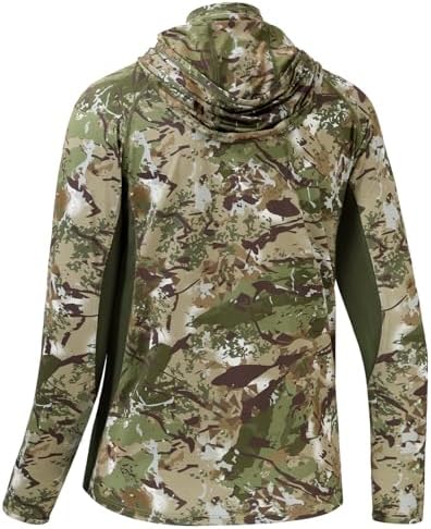 BASSDASH Men's UPF 50+ Camo Long Sleeve Hunting Fishing Hoodie Shirt - Image 4