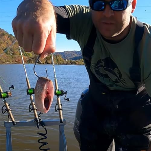 Circle Hooks for Catfish and Other Game Fish, Strong and Durable, High Carbon Steel Catfish Circle Hooks for Freshwater and Saltwater, Available in Sizes 5/0, 6/0, 7/0, 8/0, and 10/0 - Image 6