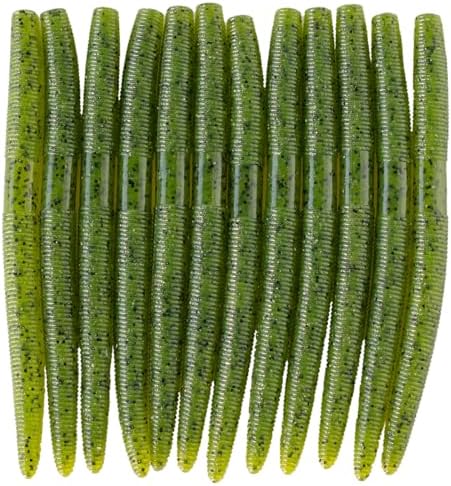 5'' Senko Bait Soft Stick Worms for Wacky Rig Bass Fishing by nawaish