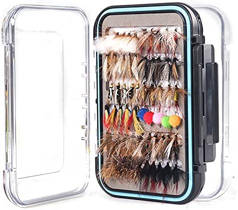 Maxcatch Fly Fishing Flies Kit 120pcs Handmade Assortment Dry/Wet Flies, Nymphs, Streamers with Fly Box Included - Image 2