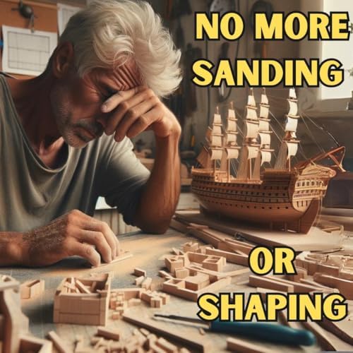 Model Shipways Beautiful Blocks 1 Sheave Wood Block 20 Pack (3.5 mm) - Image 4