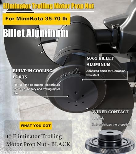 Eliminator Trolling Motor Prop Nut Aluminum For MinnKota 35-70 lb - Image 4