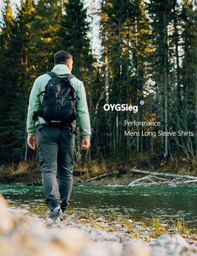 OYGSieg 4 Pack Men's Sun Hoodies UPF50+ Fishing Shirts Athletic Rash Guard - Image 3