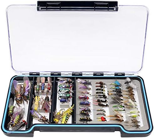 YZD Trout Fly Fishing Flies Collection 194/118/69 Premium Flies Dry Wet Nymph Streamers Fly Assortment with Fly Box Flyfishing Flys Lures Kits - Image 3