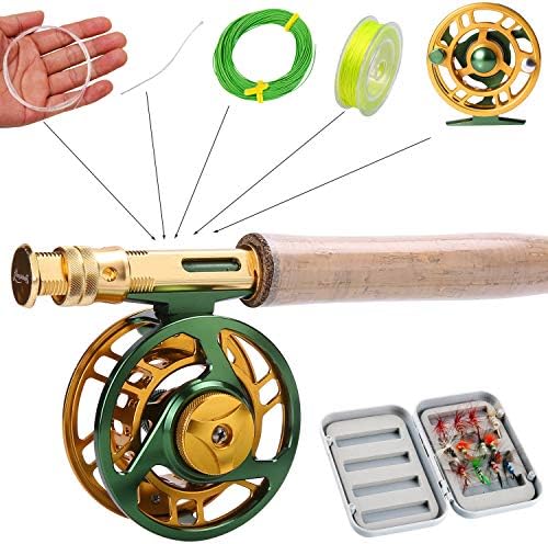 Sougayilang Fly Fishing Rod Reel Combos with Lightweight Portable Fly Rod and CNC-machined Aluminum Alloy Fly Reel,Fly Fishing Complete Starter Package - Image 2