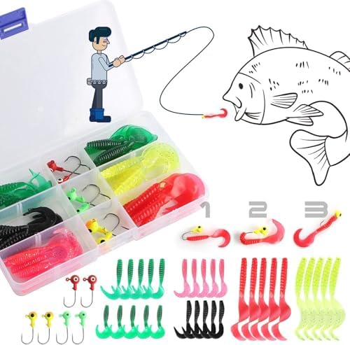 Fishing Rod Reel Combos Collapsible Fishing Rod Kit, 2PCS Telescopic Fishing Pole+2PCS Spinning Reels+Lures Hooks+Tackle Bag+Fishing Accessories Full Combo for Kids Youth - Image 6