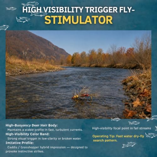 Fly Fishing Flies Kit, Dry Wet Nymph, Sizes 8-18, Trout Bass Panfish - Image 4