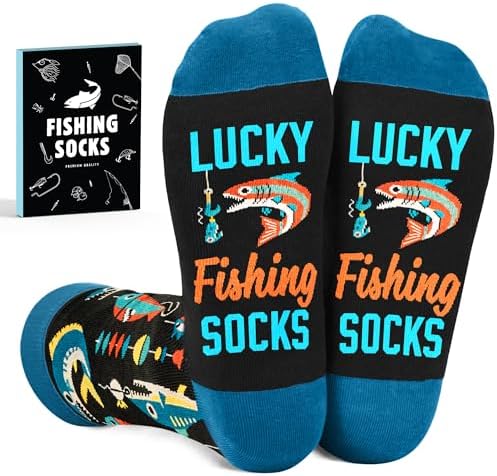 Fishing Gifts, Hunting Gifts for Men - Deer & Duck Hunting Accessories, Fly Fishing Accessories - Father Day Gift by SOCKJAR