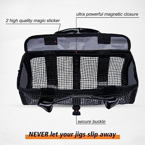 Goture Fishing Jig Bag, Portable Fishing Storage Tackle Lure Bag - Image 2