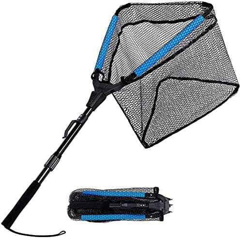 PLUSINNO Fishing Net Fish Floating Landing Net with Handle by PLUSINNO