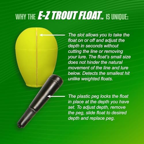 Trout Magnet E-Z Trout Floats - 36 Easy to Adjust Slotted Fishing Bobbers - Freshwater and Saltwater Teardrop Fishing Strike Indicators - Made in The USA by Leland's Lures - Ultra-Responsive Floats - Image 4