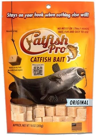 Catfish Pro Catfish Bait - 10oz Bag with 80pcs | Irresistible Scent for Catfish | Mess-Free, Stays On Your Hook When Nothing Else Will | Great for Rod, Reel, Trotline, Jugs & Yoyos Fishing - Image 5