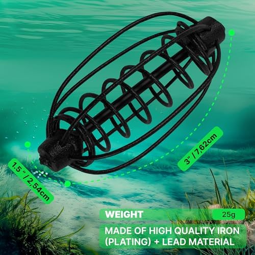 10pcs Spring Fishing Feeder Carp Сrucian Bream Tackle Cage - Image 2