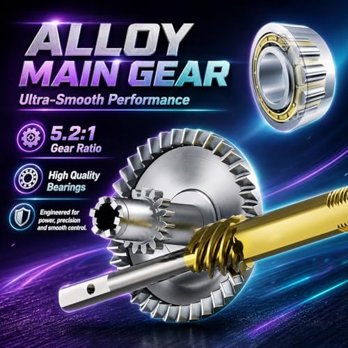 Sougayilang Fishing Rod Reel Combo, 2 Pieces Light Weight Spinning Rod with Bright Powerful Smooth Fishing Reel,Good Starter Combo for Bass Freshwater - Image 6