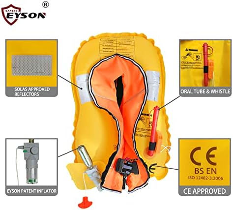 Eyson Inflatable Life Jacket Inflatable Life Vest for Child Classic Automatic - Image 5