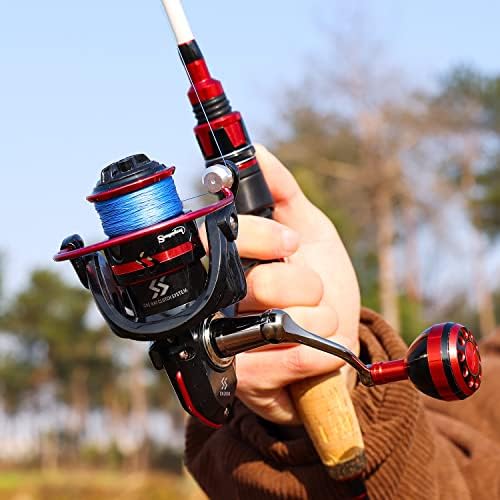 Sougayilang Fishing Pole, 30-Ton Carbon Fiber Fishing Rod and Reel Combo, 2 Pcs Blanks Spinning Reel Combos - Image 6