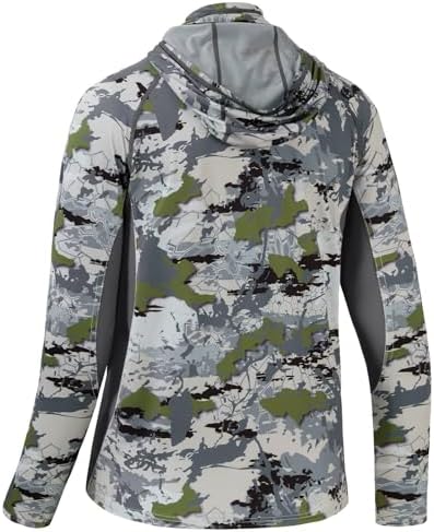 BASSDASH Men's UPF 50+ Camo Long Sleeve Hunting Fishing Hoodie Shirt - Image 4