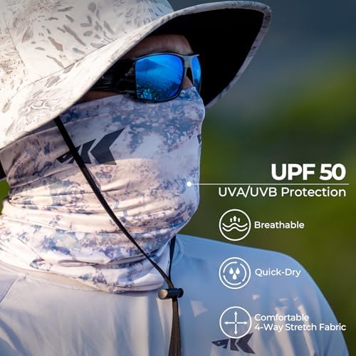 KastKing Sol Armis UPF50+ Neck Gaiter, Hydrocool Fishing Mask, Men & Women - Image 2