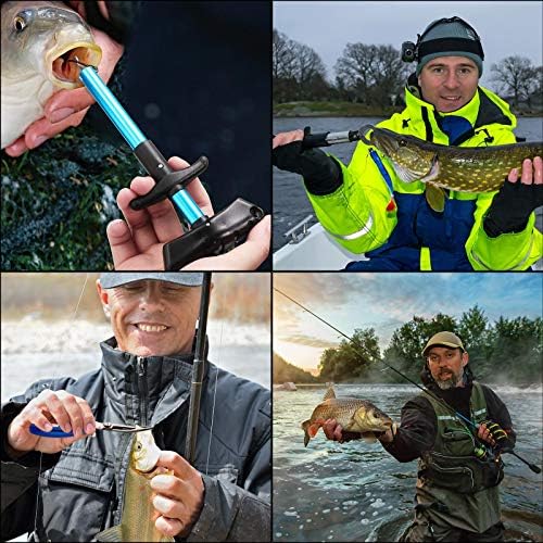 Honoson Fishs Hook Remover Tools Kit Include 1 Pcs Handheld Digital Fish Scale and Fishing Hook Remover Tool and Fish Lip Gripper and Fishing Plier with Sheath and 2 Pcs Fishs Tool Lanyards - Image 7