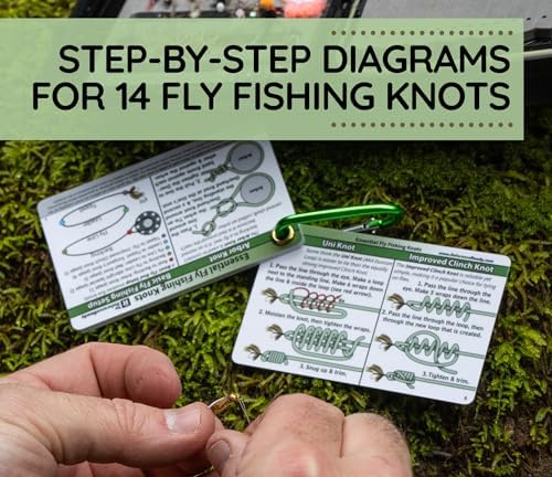ReferenceReady Fly Fishing Knot Cards: Waterproof Pocket Guide to 14 Knots - Image 2