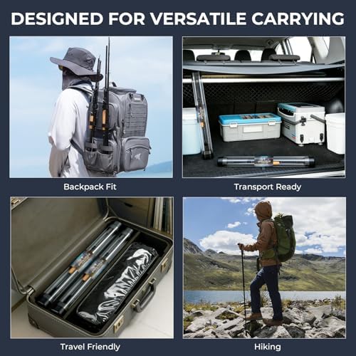 KastKing Spartacus Passage Travel Fishing Rods with Extra Twin-Tip - Image 3