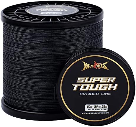 HERCULES Super Tough Braided Fishing Line, 4 lb - 160 lb Braid Lines by HERCULES