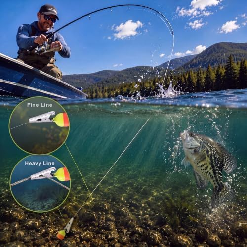Copkim 4 Pcs Clip-on Fishing Depth Finder - Image 6