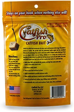 Catfish Pro Catfish Bait - 10oz Bag with 80pcs | Irresistible Scent for Catfish | Mess-Free, Stays On Your Hook When Nothing Else Will | Great for Rod, Reel, Trotline, Jugs & Yoyos Fishing - Image 6