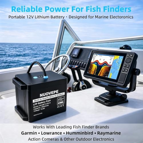 12V Portable Lithium Fish Finder Battery Kit, Aluminum Alloy Case - Image 3