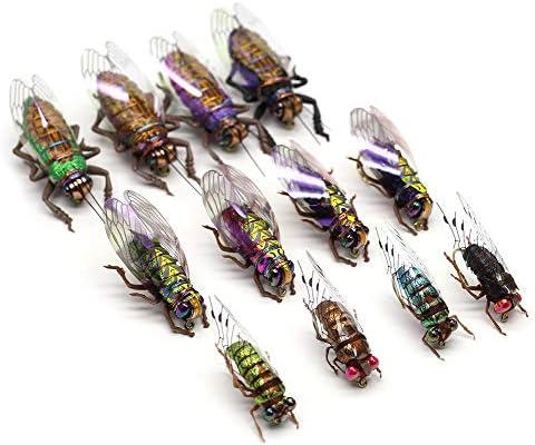 YZD Fly Fishing Flies Realistic Dry Wet Nymph Trout Flies Hand Tie Lures Kits 12/26/48 Pcs… by YZD
