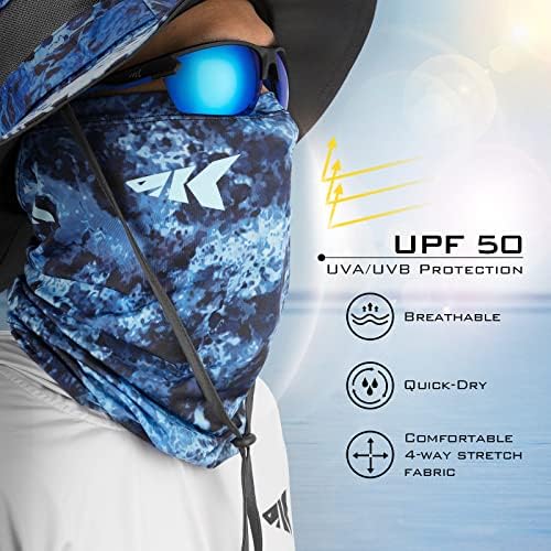 KastKing Sol Armis UPF50+ Neck Gaiter, Hydrocool Fishing Mask, Men & Women - Image 2