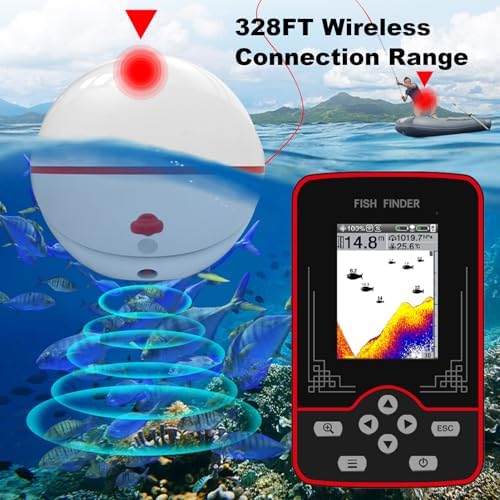 Portable Wireless Fish Depth Finder Fish Finders & Depth Finders - Image 3