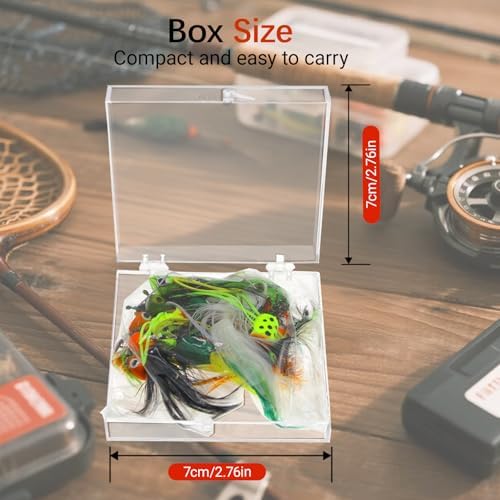 Fly Fishing Poppers Dry Flies Topwater Lures Bass Trout Kit Pro XL - Image 5