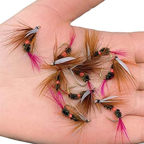 Fly Fishing Flies Kit, 50Pcs Handmade Fly Fishing Gear with Dry/Wet Flies, Streamers, Fly Assortment Trout Bass Fishing with Fly Box (6 Mixed Styles) - Image 6