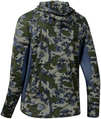 BASSDASH Men's UPF 50+ Camo Long Sleeve Hunting Fishing Hoodie Shirt - Image 4