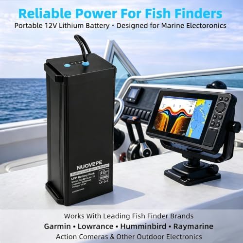 12V Portable Lithium Fish Finder Battery Kit, Aluminum Alloy Case - Image 3