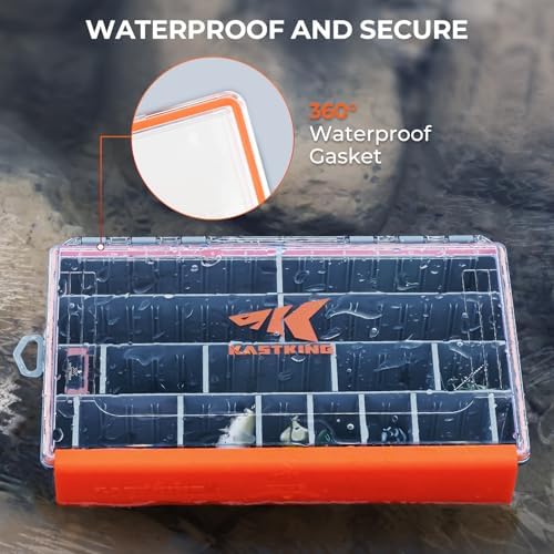 KastKing HyperSeal Waterproof Tackle Box, 3700 Deep Tackle Trays - Image 2