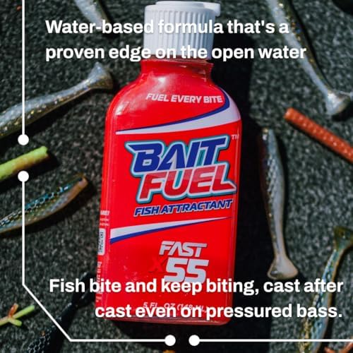 BAITFUEL X55 Formula Gel for Fishing: The Supercharged Fish Scent Technology with Powerful Attractants and Taste Enhancers that Fish Bite | 5 oz., Single - Image 4