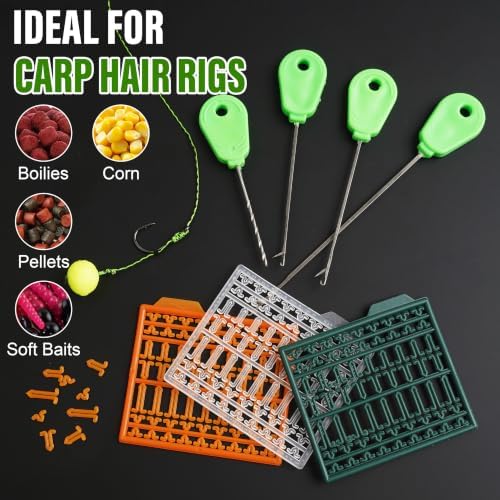 Carp Fishing Bait Rig Tool Kit 7 in 1 Baiting Rigging Needle Set - Image 5